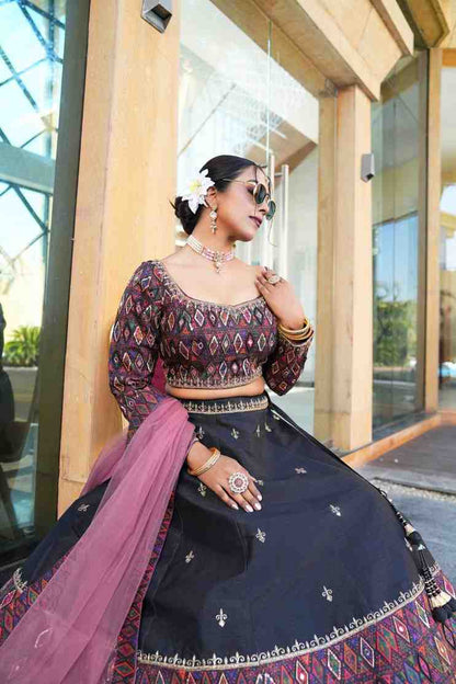 multi-color-zari-thread-embroidery-work-designer-lehenga-choli-for-any-function
