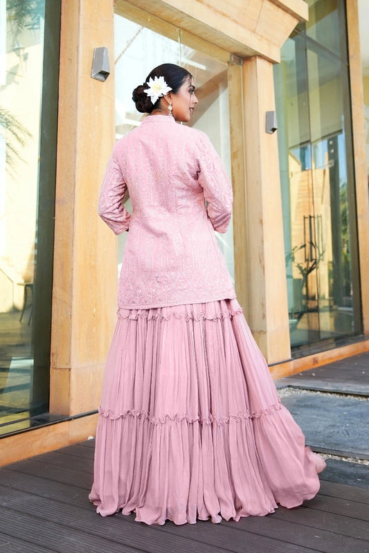 pink-color-embroidery-sequence-work-designer-lehenga-choli